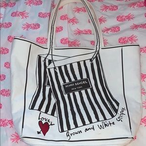 Henri Bendel Canvas tote